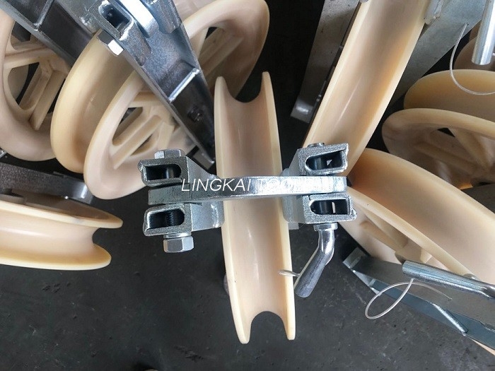 Arba-kakoa Kablea Arrabolaren Gurpil-polea Nylon Aluminiozko aleazioa Hari bakarreko blokea