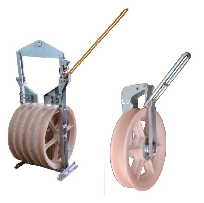 Potentzia Transmisio Line Stringing Eraikuntza Bundled Eroale Aireko Helikoptero Stringing Blokeak