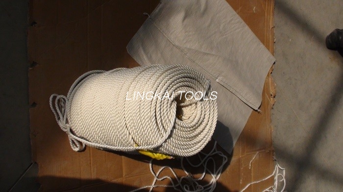 Ehundu Zeta Isolatutako Soka Pisu Arina Eraikuntzako Segurtasun Soka Goiko Line Stringing For