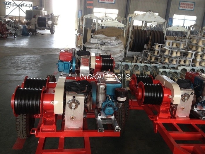 Winch tiraka 5 Ton JJCS-50T Transmisio Linea eraikitzeko