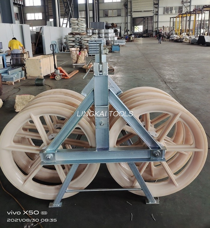 Tandem Sheaves Polea blokeak 2 edo 3 eroale lotzeko