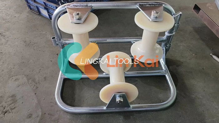 Heavy Duty Kable Ipintzeko arrabola hariak baloratu karga 10-20kN tiratzeko