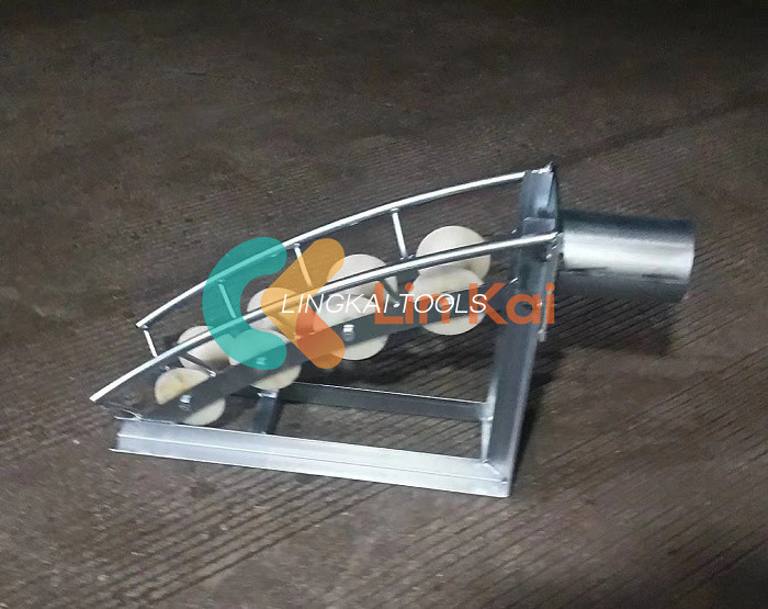 10kN MC Nylon Cable Pithead Roller Lurpeko Instalazio Elektrikoetarako