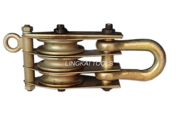 15T Heavy Duty Altzairuzko Snatch Hoisting Tackle Goiko Linea Eraikuntzarako