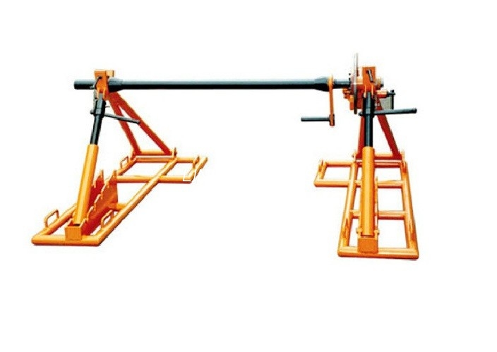 Line Stringing Kable Drum Lifting Jacks, 7T Kable Hidraulikoaren Jack Motor With