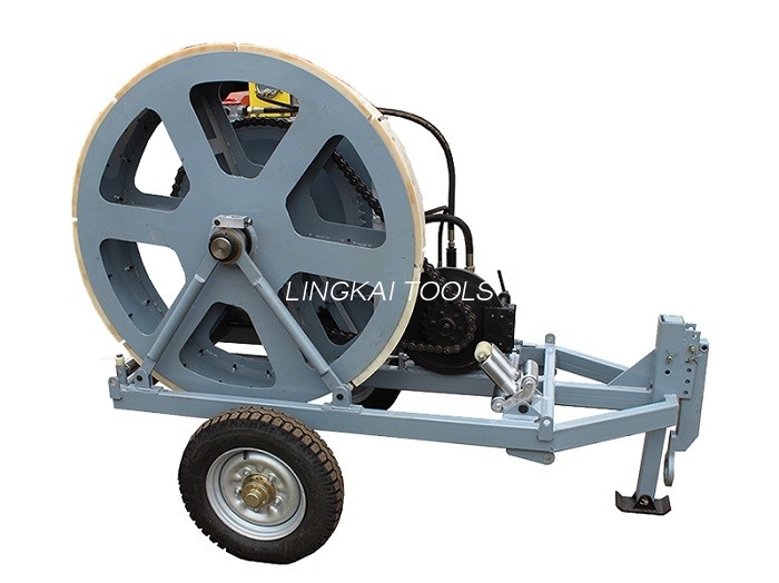 Winch motako balazta-kable tiratzaile-tendgailua 7,5 KN aireko linearen transmisiorako