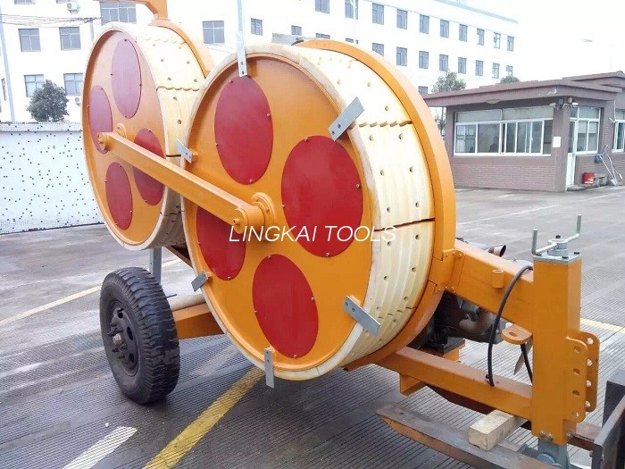 Alanbre-sokak, linea hidraulikoa lotzeko ekipamendua MC Nylon Bull Wheel-ekin