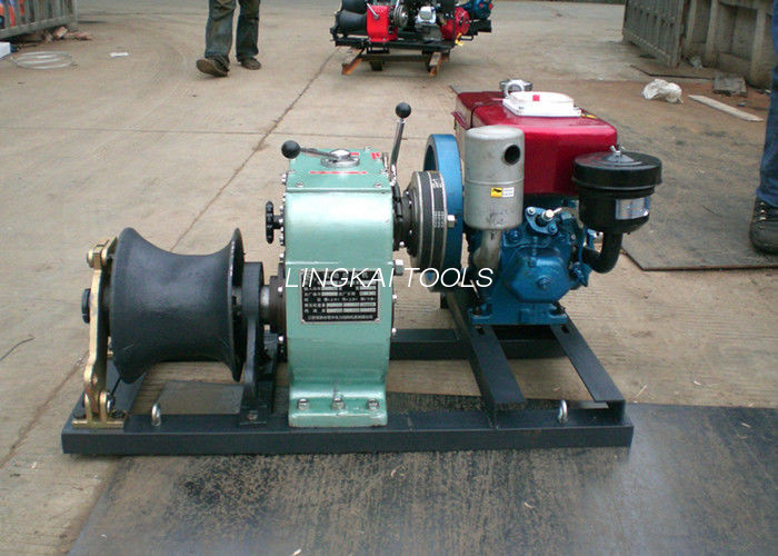 Diesel Motor 5 Ton Winch, Elektrizitate Linea Eraikuntza Abiadura Handiko Winch