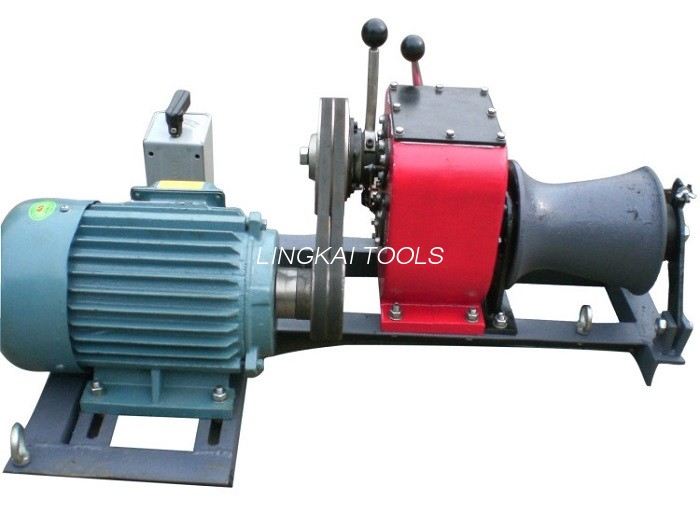 Dorrearen muntaketa 1 tonako Winch, aldakortasun handiko Winch Makina kableak tiratzeko