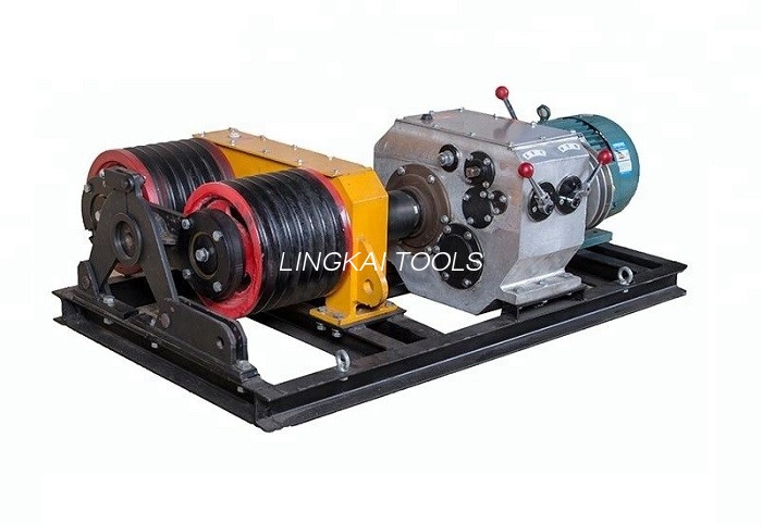 Bikoitza Capstan Mortor 5 Ton Winch 50KN Potentzia Eraikuntza Motor elektrikoarekin