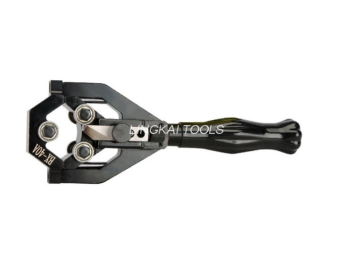 BX-40A alanbre-ebakitzailea zuntz optikoko kable tresnak 10KV diametroa 20 eta 40mm arteko kablerako