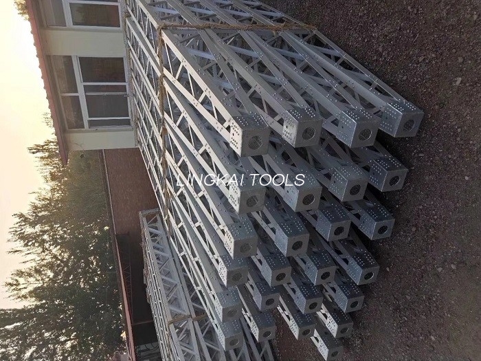 ISO CE Goiko hariak Dorreak muntatzeko tresnak Aluminiozko aleazioko markoaren estiloko lan-plataforma