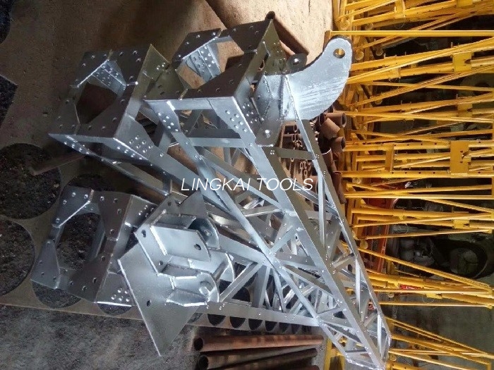 Tripode tubularra Aluminiozko aleazioa Gin Pole Dorrea Gin Pole Derrick Gin Pole