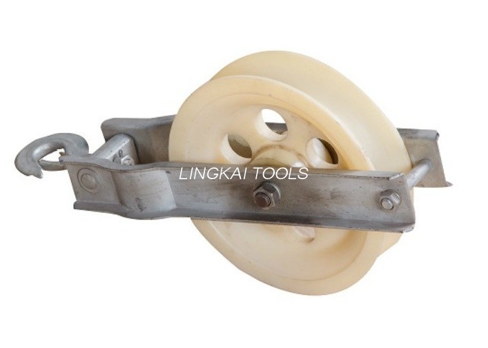 15-60 Kn Dorrea muntatzeko tresnak MC Nylon Sheave eroale bakarreko poleak