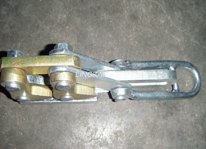 25-50GJ Steel Strand Tresnak SKDS / 10 KN Dual Cam Earth Altzairuzko Kable Gripper