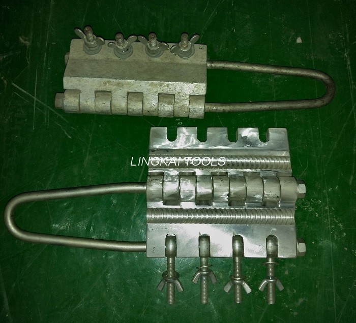 10Ton Oinarrizko Eraikuntza Tresnak Bolt Mota Biribila Altzairuzko Soka Gripper Alanbre Soketarako