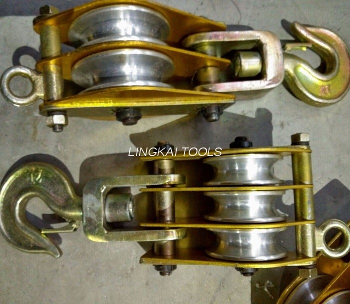 2 tonako aluminiozko giltza ostalaritzarako tresna / aluminiozko gurpilen blokea 2,9 kg