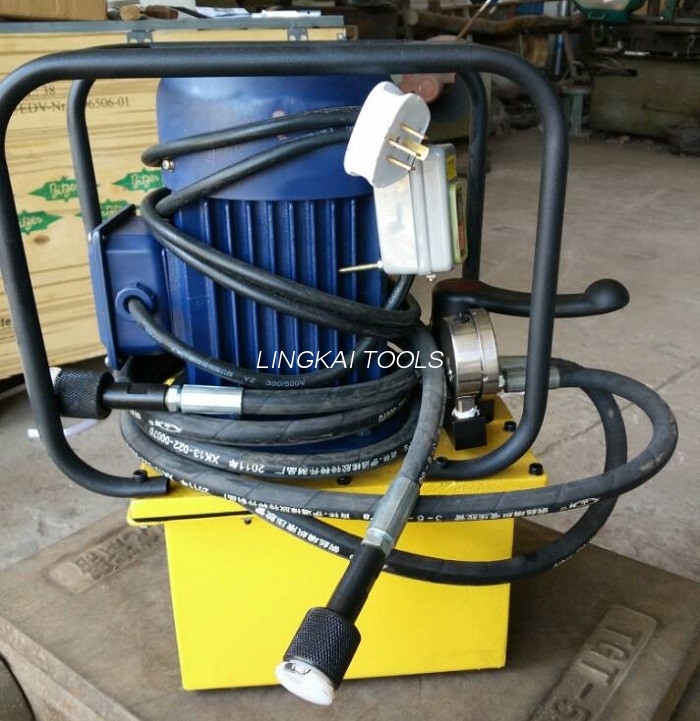 800 Bar 1.5 KW Potentzia Hidraulikoaren Unitatea / Presio Handiko Ponpa Hidraulikoa 1.6L/Min