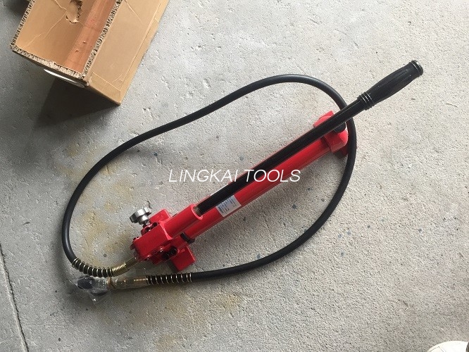 700 Bar 1000psi Eramangarria Eskuz funtzionatzen duen ponpa hidraulikoa 900CC Olio-edukiera Iraunkorra