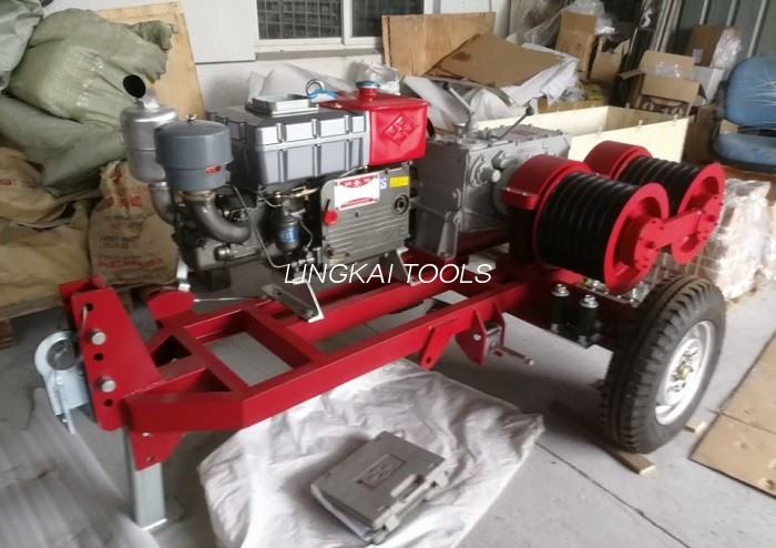 Capstan Bikoitza Danbor Winch 5 Tona Trailer Match Honda / Yamaha Gasolina Motorrekin