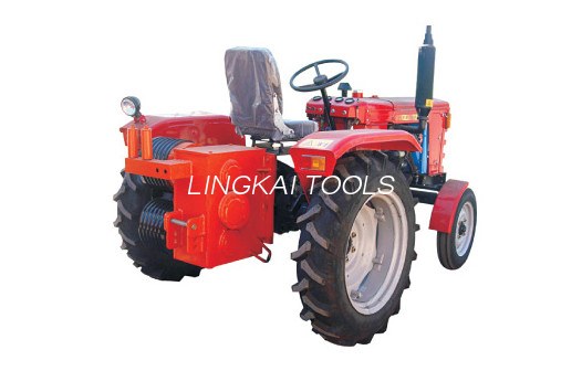22kW-ko potentzia-kablearen Winch Puller / Tractor Drawn Winch 304 Four Wheel Drive