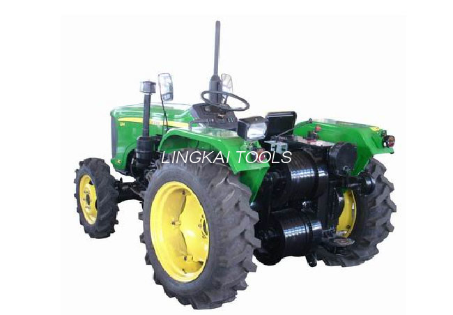Traktore Kable Winch Puller Model 304 40KN Bi Gurpileko Traktore Tiratzeko Makina