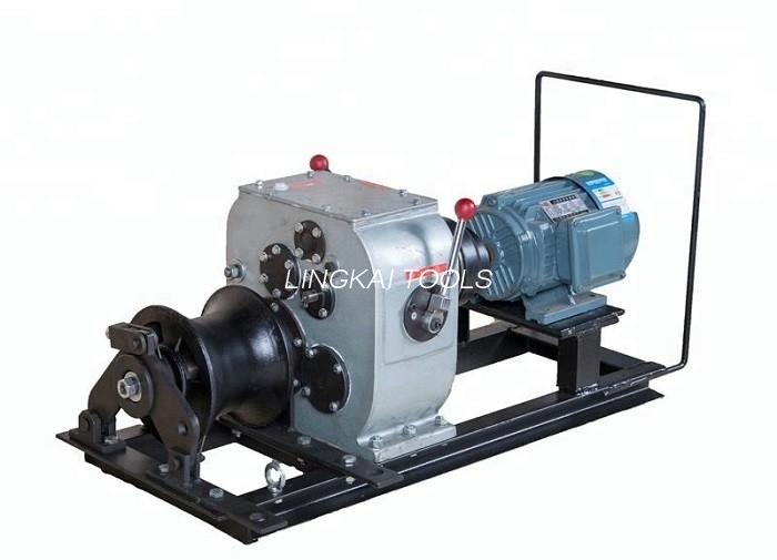 50KN 380V kable elektrikoa txirrika makina / alanbrea tiratzeko tresnak 3 urteko bermea