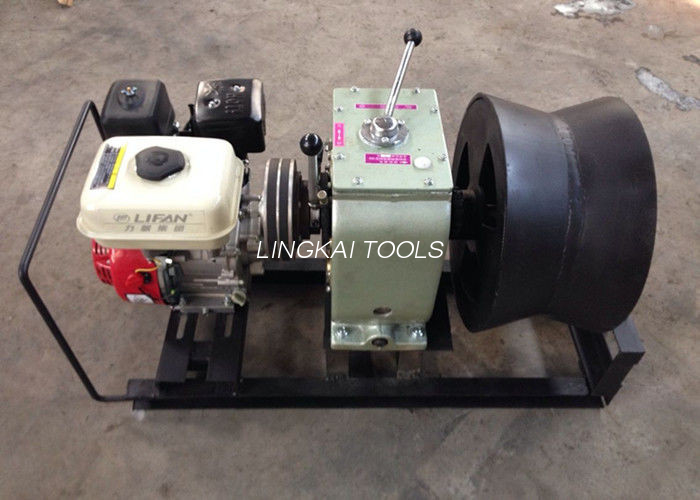 Abiadura azkarreko gas-motorra kablea Winch Puller Hoisting Winch Line Gunean