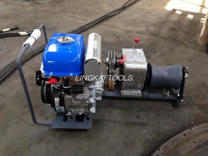 Power Puller Winch / 5 Ton Kable Winch Threading Makina Potentzia Eraikuntzarako