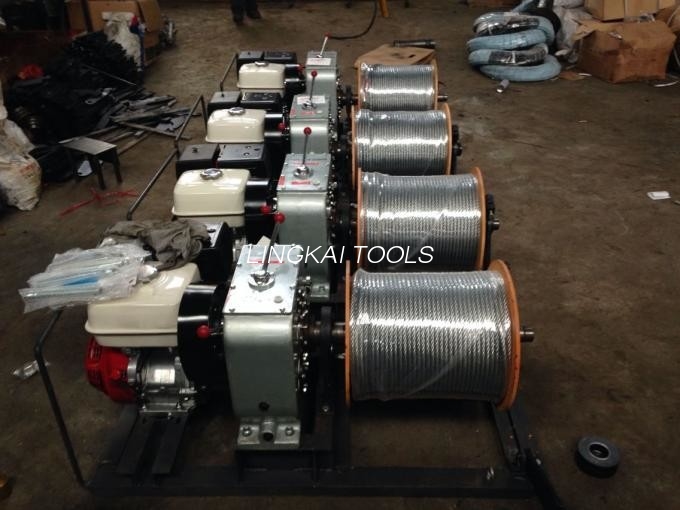 Alanbre Hartzeko Kable Winch Puller Stringing Makina 20KN Tiratzeko indarra