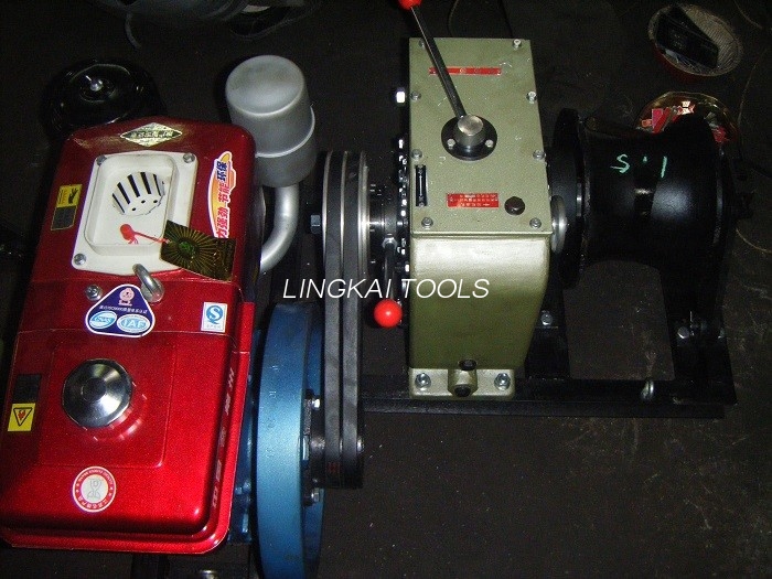 4.41kw potentzia-kablearen tiratzailea 6.6hp-ko diesel motorra 168kg ISO ziurtagiriarekin