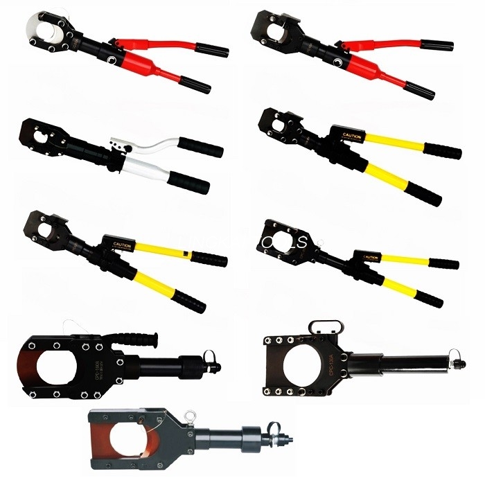 85 mm-ko traza hidraulikoa crimping tresna kable mozteko Amoured Cu / Al kablea gehienez 85 mm mozteko