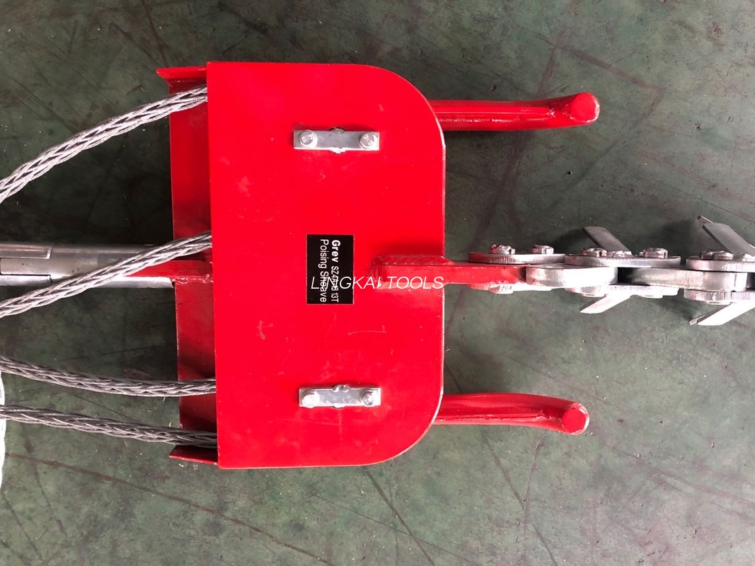 Power Balancing Heads Running Board Eroaleak Pulling Lines Overhead Transmission