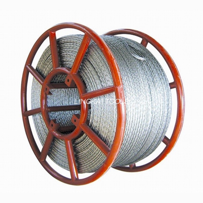 26 mm-ko altzairu txirikordatutako alanbre-soka bihurritzearen aurkako 800 Kv-ko transmisio-lerroa lotzeko