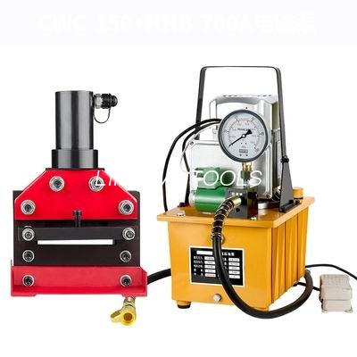 30T Busbar Cutter Lurpeko Kable Erremintak 12mm 200mm Kobrea / Aluminiozko plakarako